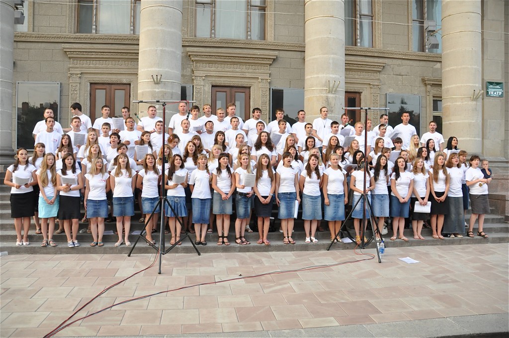 Youth Choir at Ternopil Crusade