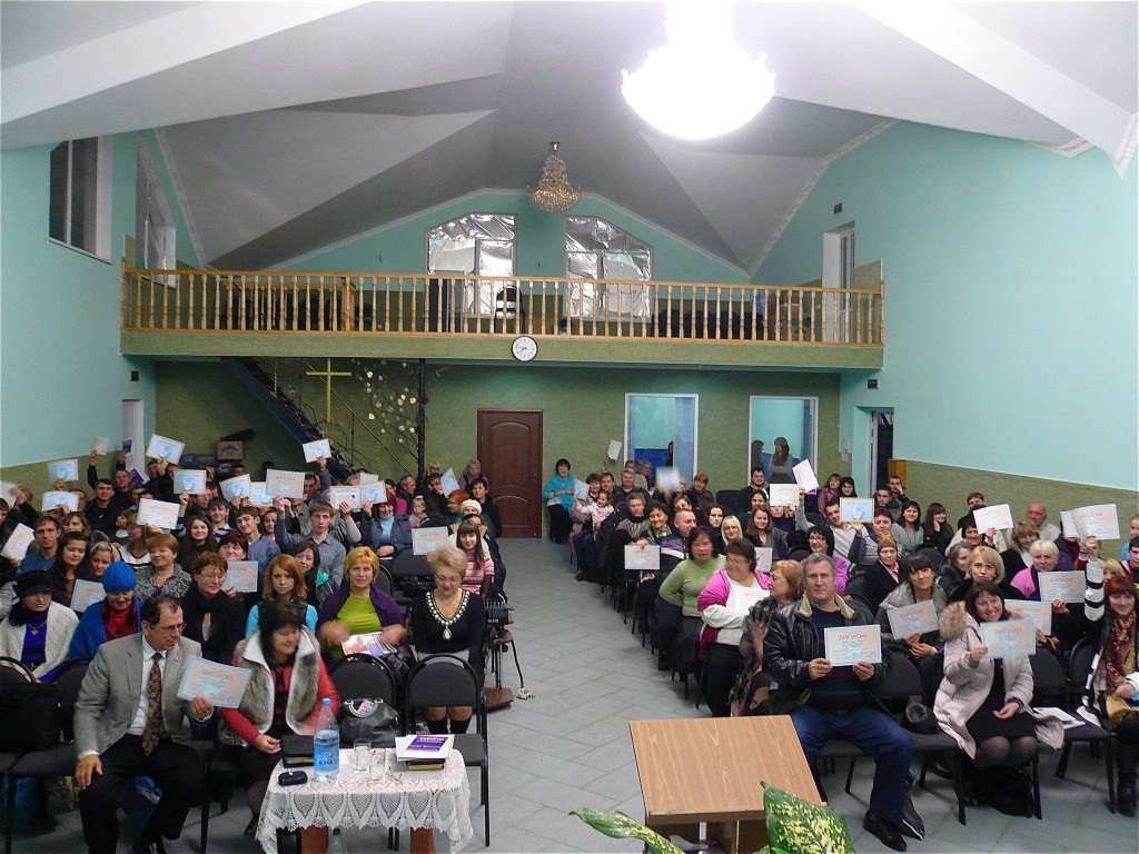 Bible School Graduation in Donetsk, Ukraine