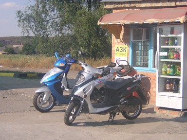 Motor scooters for Pastors in Crimea for Evangelism